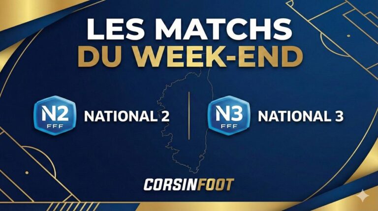 Les matchs du week-end – N2 / N3