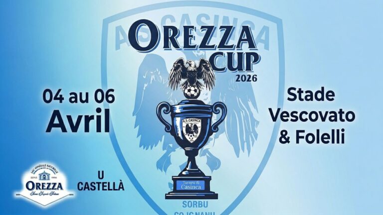 Orezza Cup 2026 : Le grand rendez-vous de la jeunesse organisé par l&rsquo;AS Casinca !